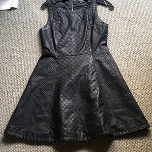 Topshop Leather Dress